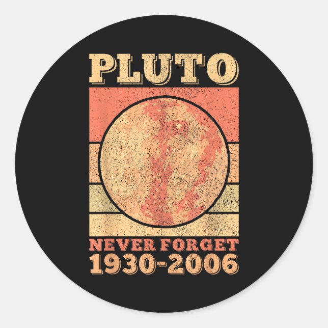 Sticker Rond Never Forget Space Science Astronomy Men Women Fun (Devant)