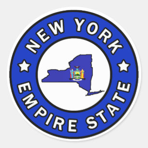 Sticker Rond New York