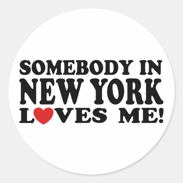 Sticker Rond New York (Devant)