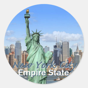 Sticker Rond New York City