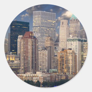 Sticker Rond New York City Manhattan