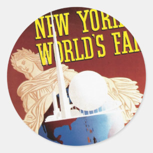 Sticker Rond New York World's Fair (Globe)