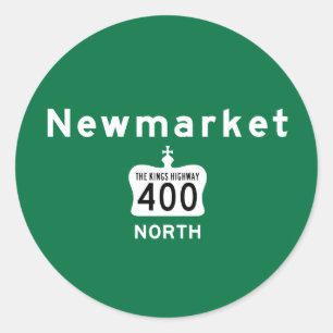 Sticker Rond Newmarket 400