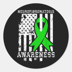 Sticker Rond Nf1 Sensibilisation Neurofibromatose T Chemise