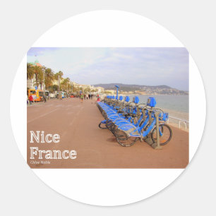 Sticker Rond Nice France #1