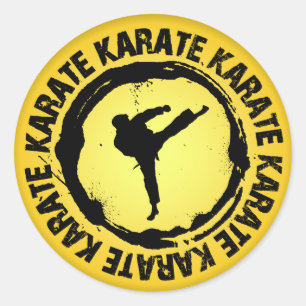 Sticker Rond Nice Karate Seal