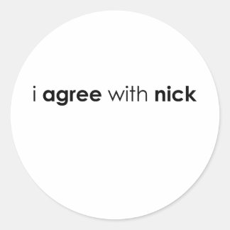 Sticker Rond nick.ai