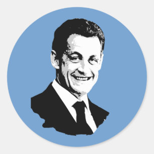 Sticker Rond Nicolas Sarkozy