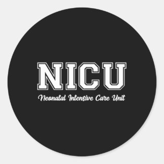 Sticker Rond Nicu Nurse