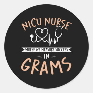 Sticker Rond Nicu Nurse