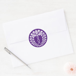 Sticker Rond Nijo wisteria