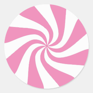 Sticker Rond N'importe quelle couleur avec la jupe blanche à l'