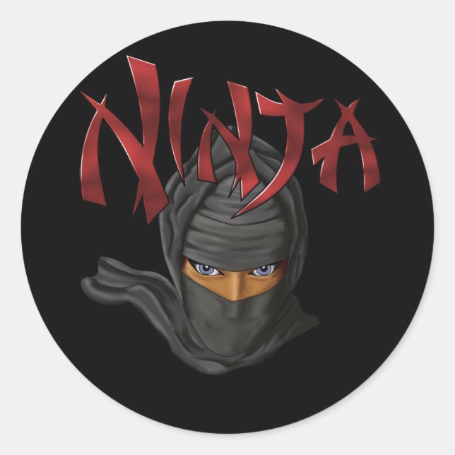 Sticker Rond Ninja (Devant)