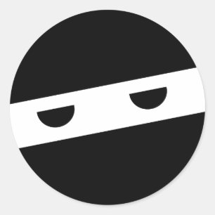 Sticker Rond Ninja