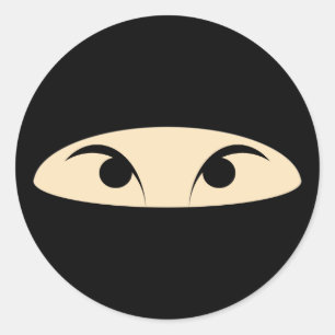 Sticker Rond Ninja
