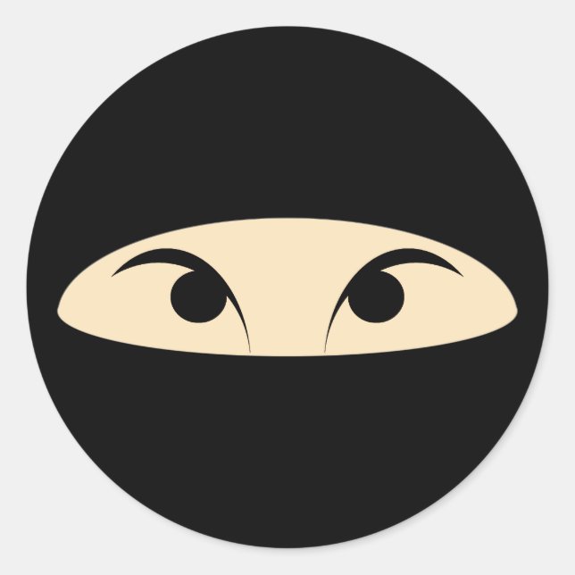 Sticker Rond Ninja (Devant)