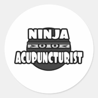 Sticker Rond Ninja Acupuncturist