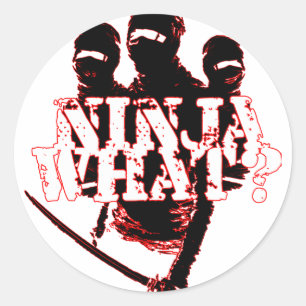 STICKER ROND NINJA QUOI ?