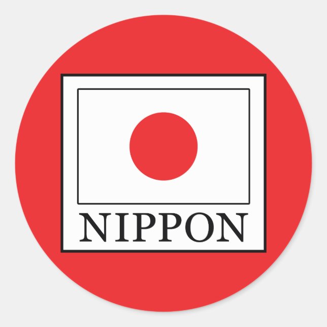 Sticker Rond Nippon (Devant)