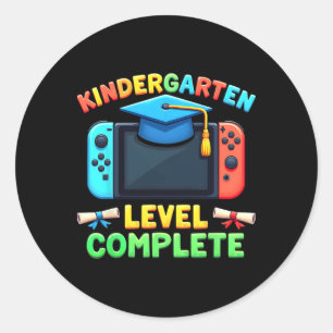 Sticker Rond Niveau de la maternelle Graduation complète Cl 202