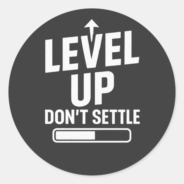 Sticker Rond Niveau supérieur ne règle pas (Devant)
