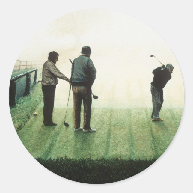 Sticker Rond No.4 'Automne matin' de Ron McGill (Devant)