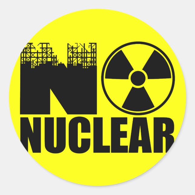 STICKER ROND NO NUCLEAR MONO (Devant)