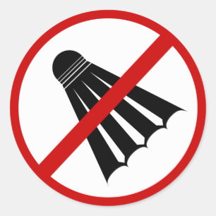 Sticker Rond NO--volants
