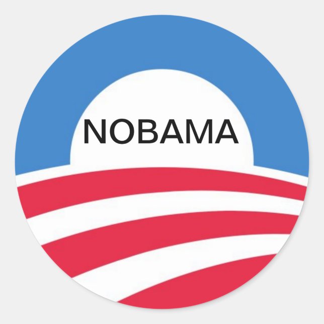 STICKER ROND NOBAMA (Devant)