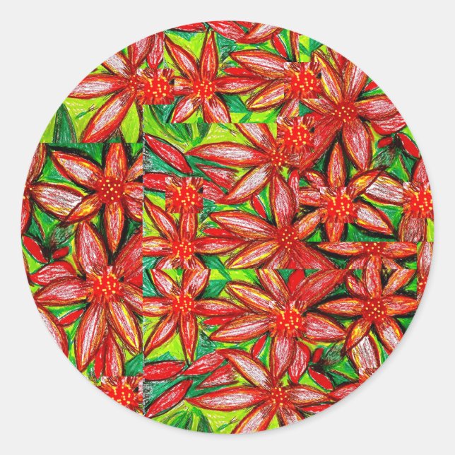 Sticker Rond Noche Buenas (Devant)