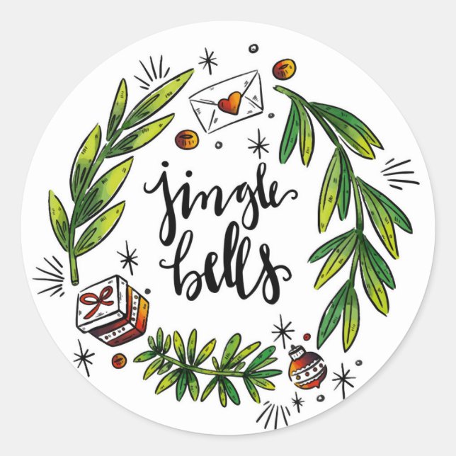 Sticker Rond Noël (Devant)