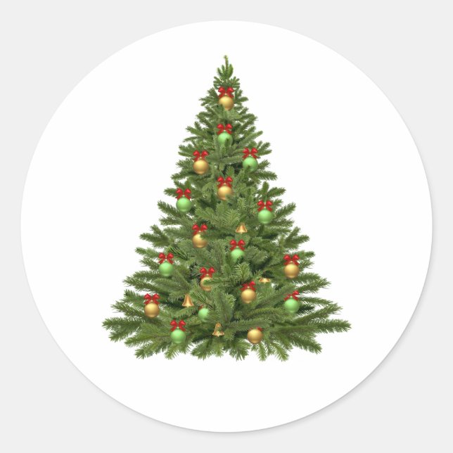 Sticker Rond Noël (Devant)
