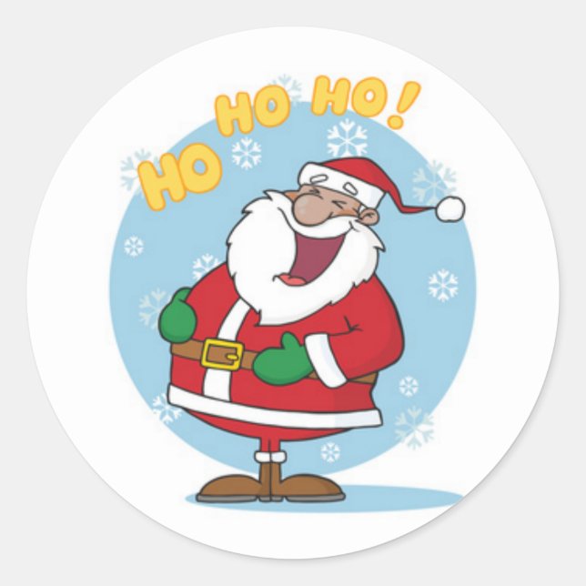 Sticker Rond Noël (Devant)