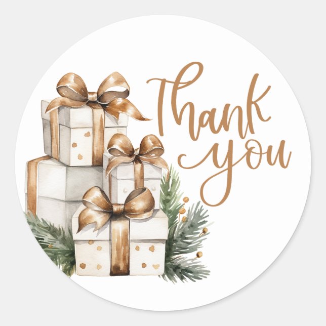 Sticker Rond Noël (Devant)