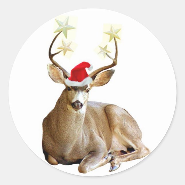 Sticker Rond Noël (Devant)