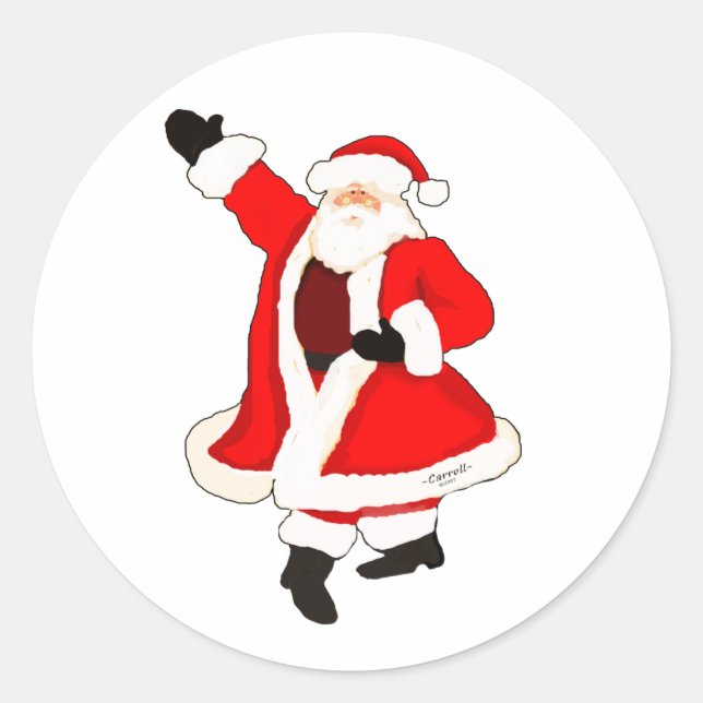 Sticker Rond Noël (Devant)