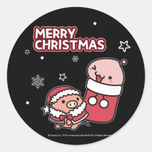 Sticker Rond [Noël 2025] Ragnarok Savage être et bas de Noël P