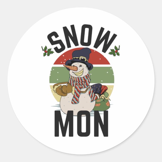 Sticker Rond Noël au Rasta Reggae en Jamaïque Amateurs de regga (Devant)