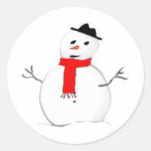 Noël bonhomme de neige vacances rouge noir élégant