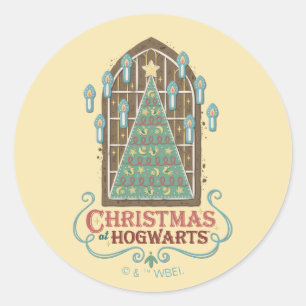 Sticker Rond Noël chez HOGWARTS™ - Graphique de cookies