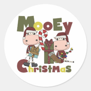 Sticker Rond Noël de Mooey