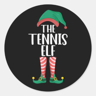 Sticker Rond Noël du Tennis Elf Matching Family Group