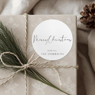 Sticker Rond Noël minimaliste moderne