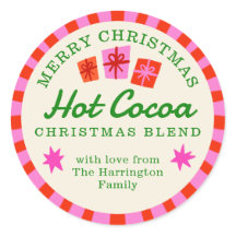 Noël rouge et rose chocolat chaud do-it-yourself c