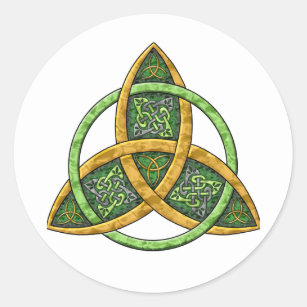 Sticker Rond Noeud celtique de trinité