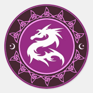 Sticker Rond Noeud de dragon 9