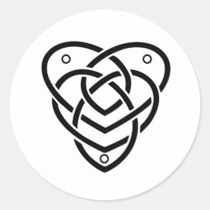 Sticker Rond Noeud de maternité celtique