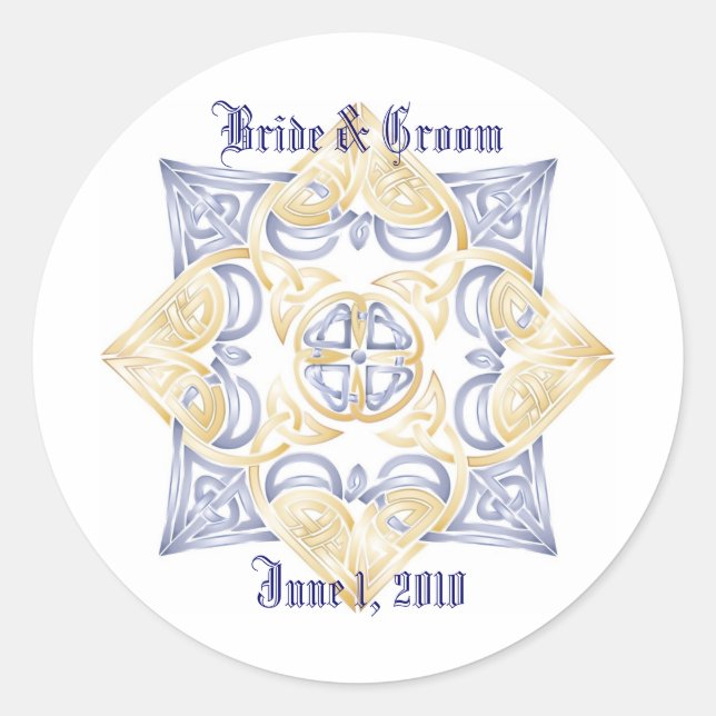 Sticker Rond noeud Mariage celte (Devant)