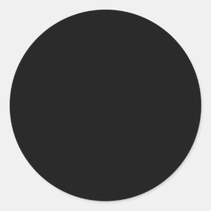 Sticker Rond Noir