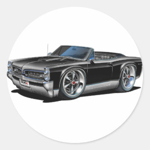 Sticker Rond Noir convertible 1966/67 GTO